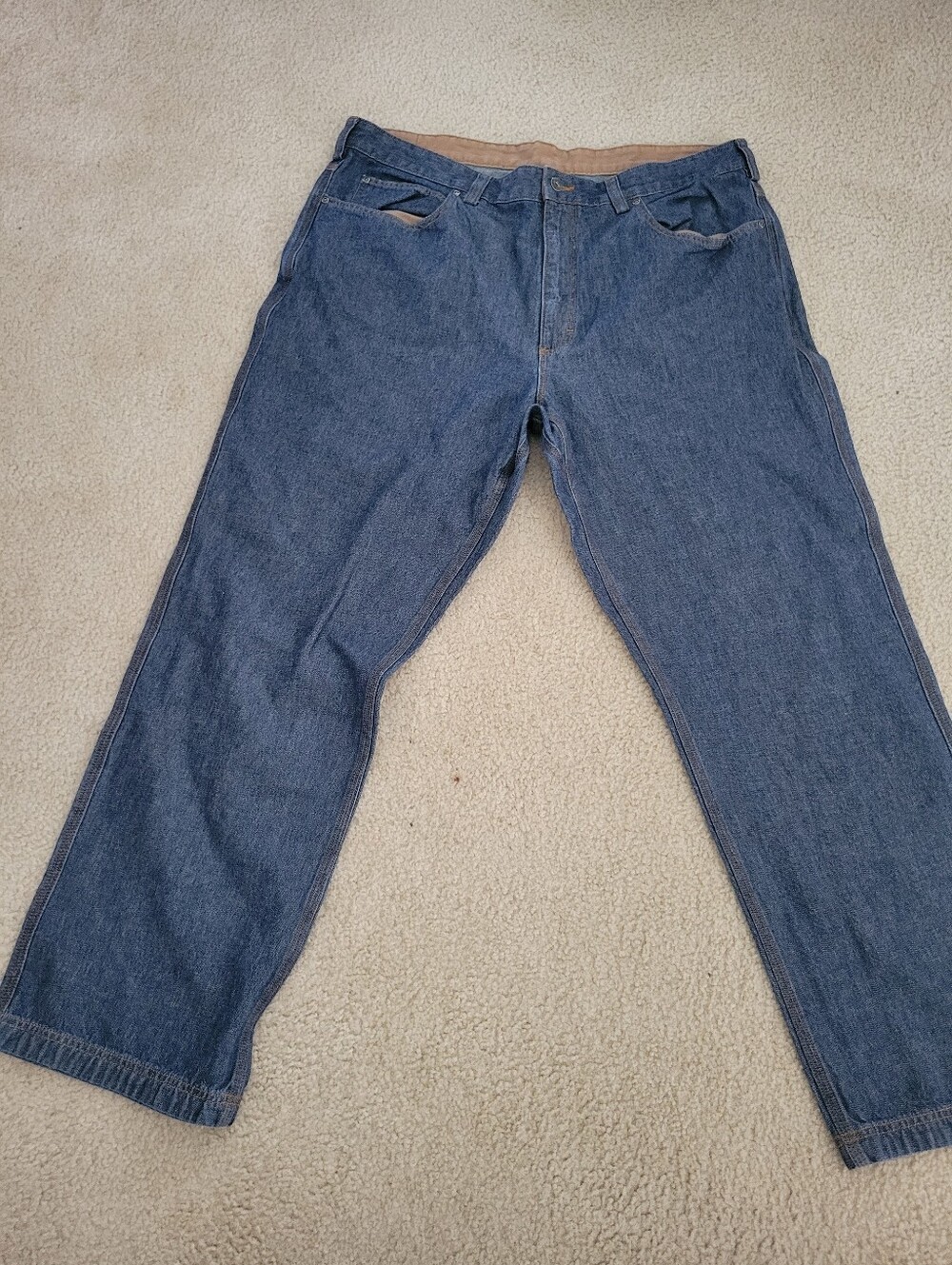 Duluth Trading Co Men's Relaxed Blue Denim Jeans